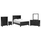 Ashley Lanolee 5-Piece Full Bedroom Set in Black, , large