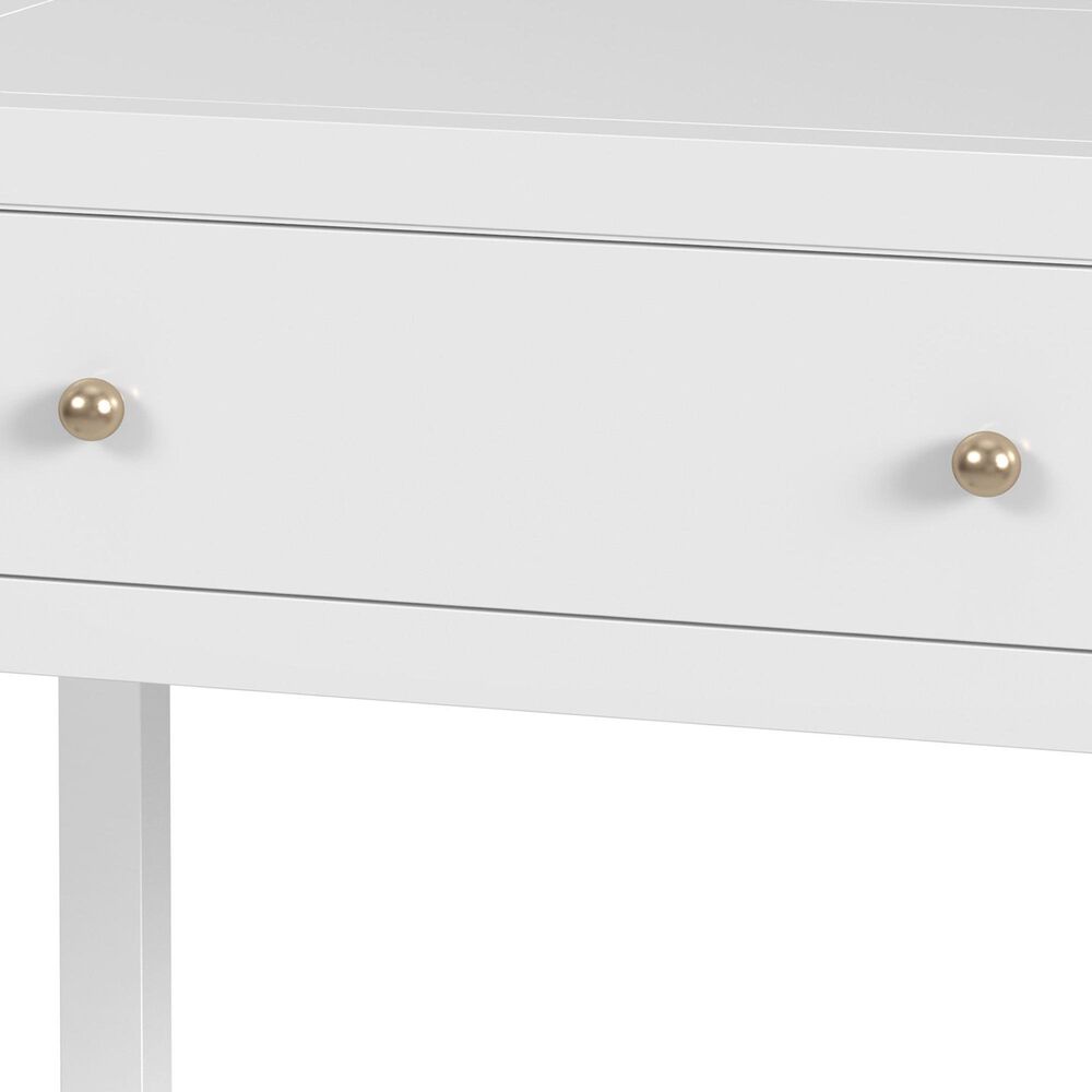 Butler Specialty Company Nora 1-Drawer 30" Nightstand in Smooth White, , large