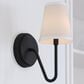 Vaxcel Barir 1-Light Wall Sconce in Matte Black, , large