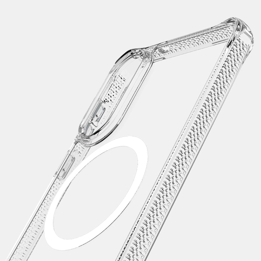 ITSkins Hybrid R Clear MagSafe Case for Samsung Galaxy S25 Edge in Clear, , large