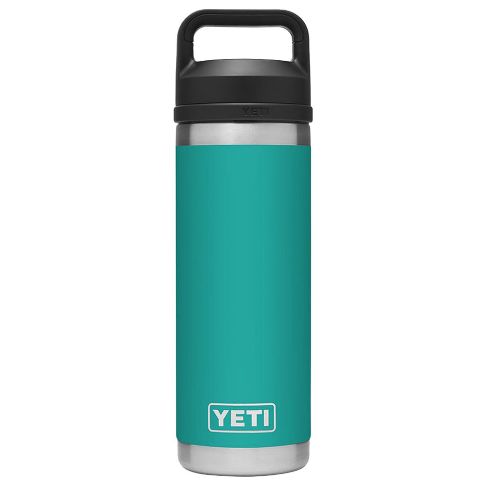 YETI Rambler 18 Oz Bottle with Chug Cap in Aquifer Blue, , large