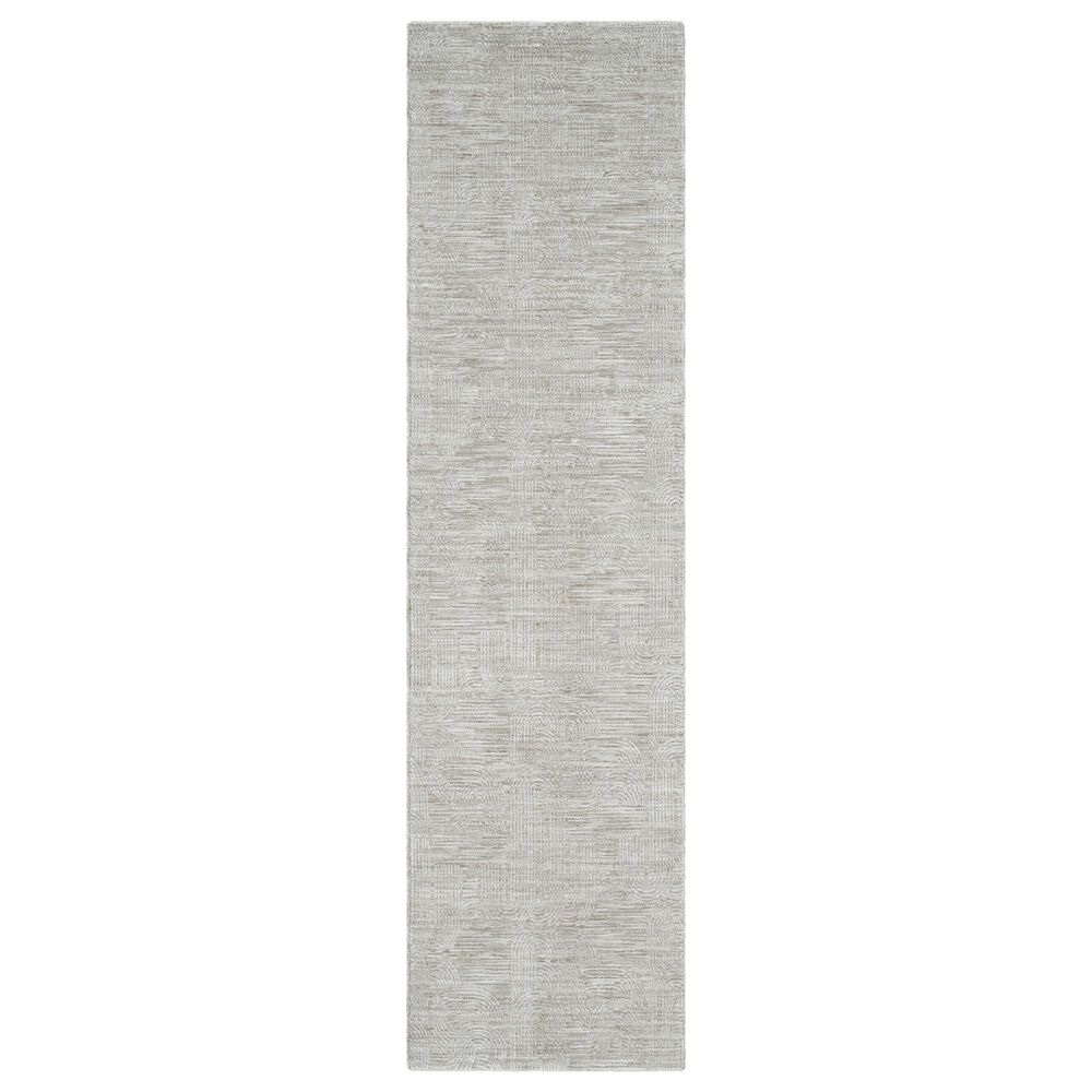 Surya Masterpiece MPC-2311 Medium Gray, Light Gray and Cream 2"7" x 10" Runner, , large