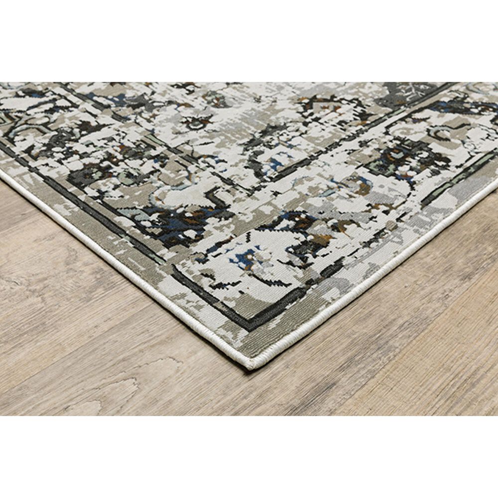 Oriental Weavers Gemini Oriental 7&#39;10&quot; x 10&#39;10&quot; Charcoal Area Rug, , large
