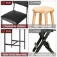 GARVEE 25.5" Bar Stool in Black (Set of 4), , large