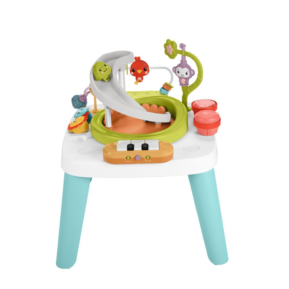 Fisher Price 2 N 1 Purple Monkey Activity Center, , large