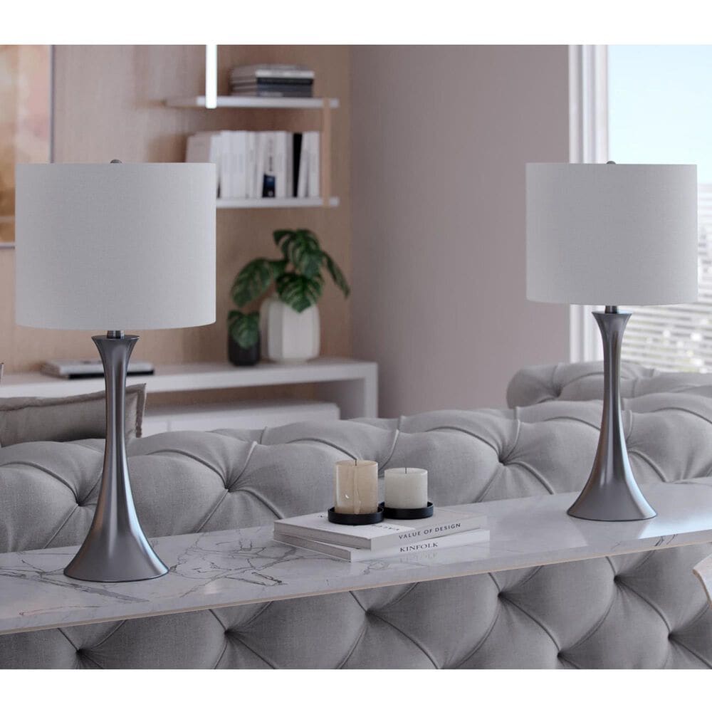 Grandview Gallery Lenuxe Table Lamp in Brushed Nickel, , large