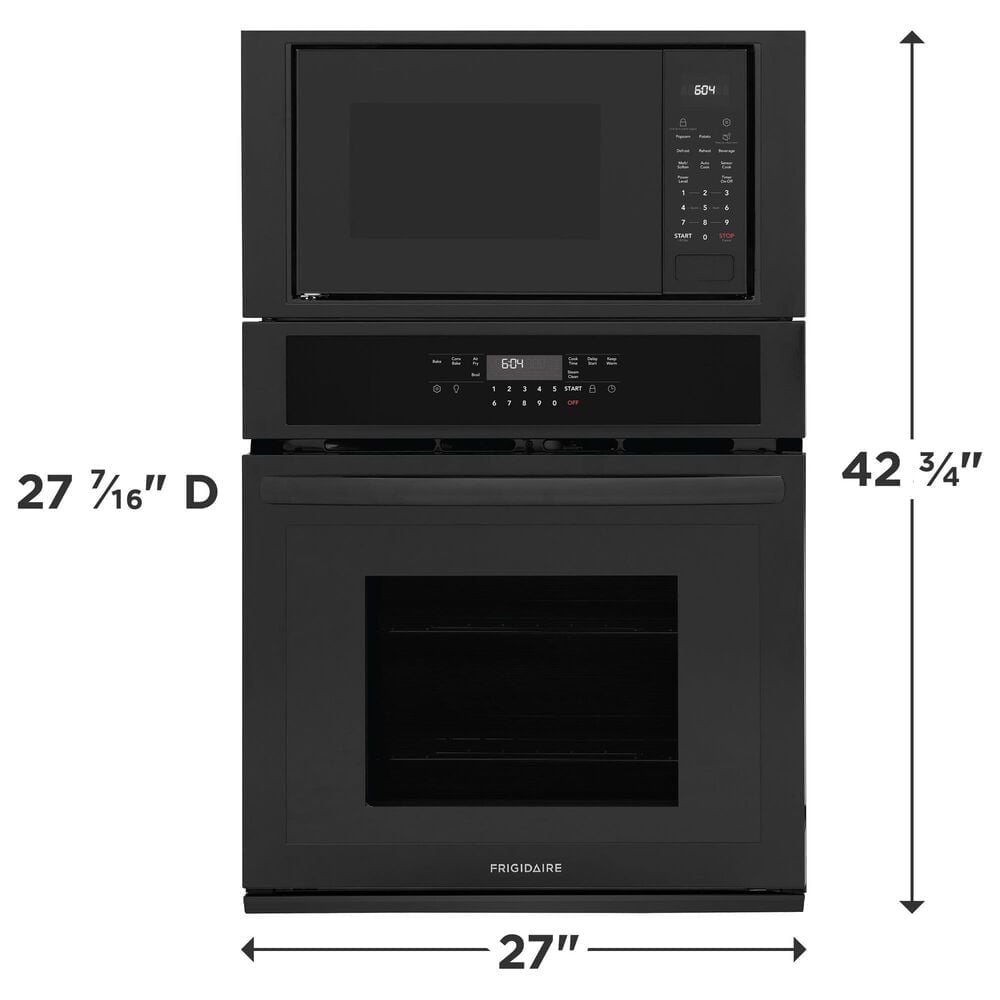 Frigidaire 27" Microwave Combination Oven with Air Fry in Black, , large