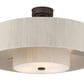 Hunter Brookside Jasmine Roth 30" Indoor Ceiling Fandelier with LED Light and Remote Control in Matte Bronze, , large