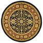 Safavieh Lyndhurst 3"3" Round Black and Red Area Rug, , large