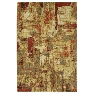 Karastan Elements Treviso 91420-10034 9"6" x 12"11" Gold Area Rug, , large