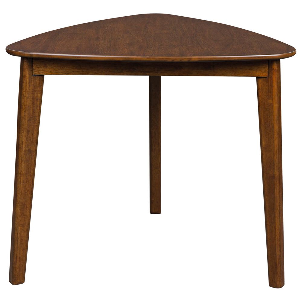Ashley Tameride Triangle Dining Table in Medium Brown - Table Only, , large