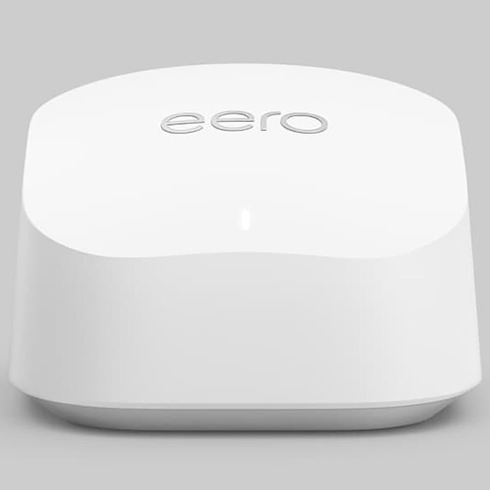eero 6+ Dual-Band Mesh Wi-Fi 6 Router in White, , large