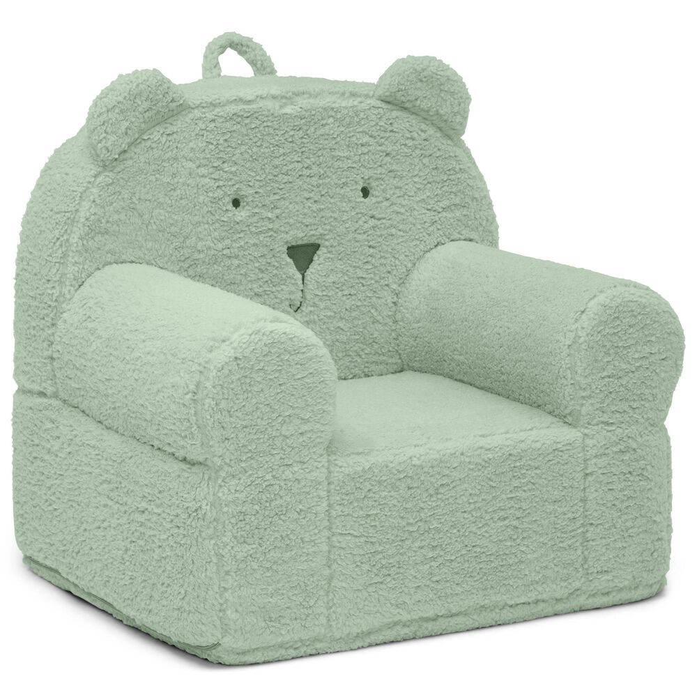 Delta Children Sherpa Bear Chair in Sage, , large