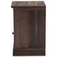 Baxton Studio Nolan 1-Door Nightstand in Brown/Black, , large