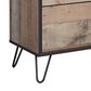New Heritage Design Elk River 4-Piece Queen Bedroom Set in Rustic Brown and Black, , large