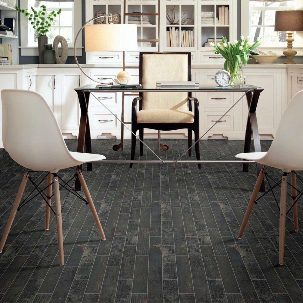 Shaw Emberwood Carbon 2.5" x 16" Porcelain Tile, , large