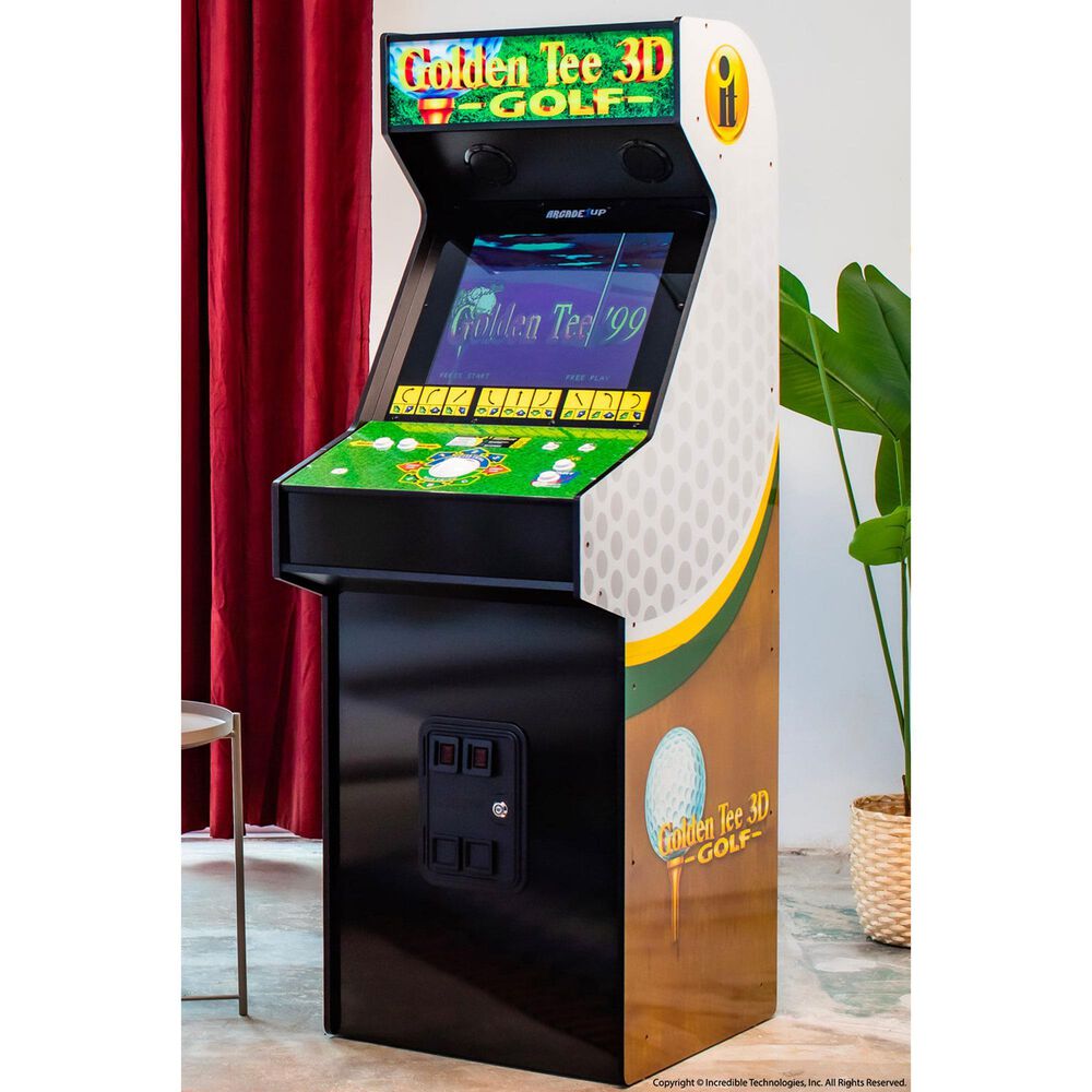 Arcade1Up Golden Tee 3D Deluxe Arcade Machine 8 Games in 1, , large