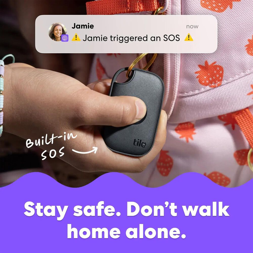Tile by Life360 Tile Pro - Bluetooth Tracker - Black, , large