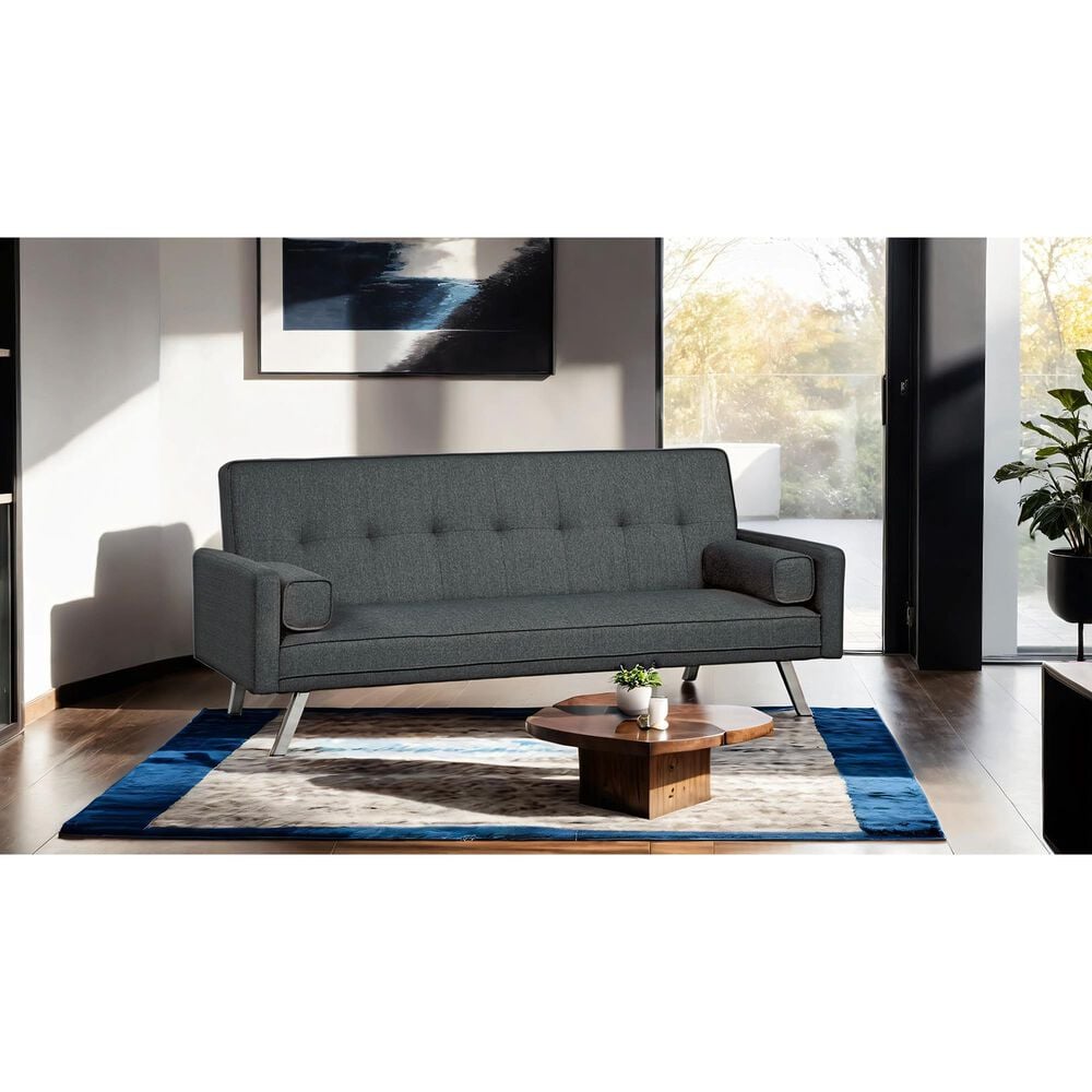 Furniture of America Futon Sofa Bed, , large