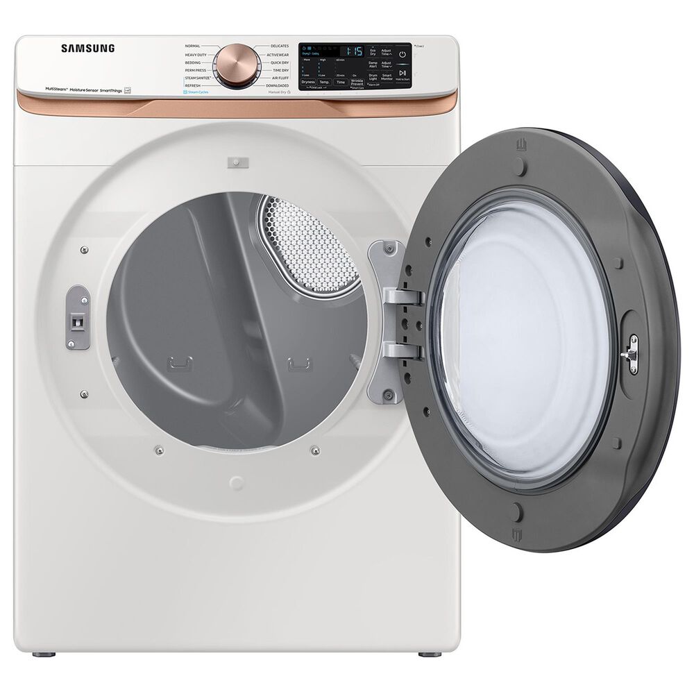 Samsung 5.0 Cu. Ft. Front Load Washer and 7.5 Cu. Ft. Gas Dryer Laundry Pair in Ivory, , large