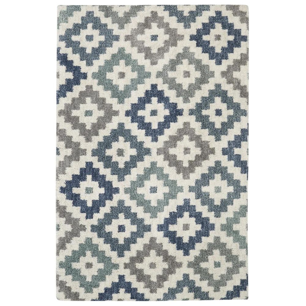 Mohawk Select Laguna Diamond Head 91055-70033 5" x 8" Aqua, Blue, Gray and Cream Area Rug, , large