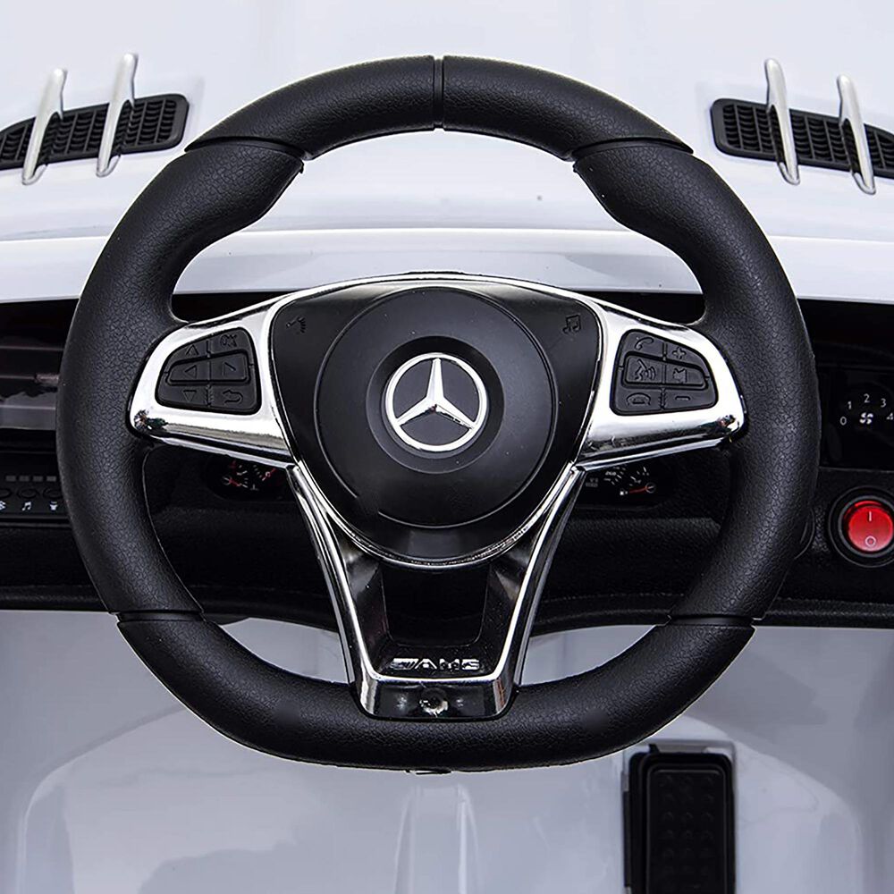 Best Ride On Cars Mercedes Benz AMG SL63 12V Electric Ride On Car in White, , large