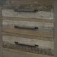 Fallridge Loft Brown 5 Drawer Chest in Gray and Brown, , large