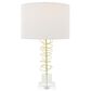 Maple and Jade Overlapping Ring Table Lamp in Gold and Clear, , large