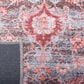 Safavieh Serapi SEP550 9" x 12" Light Blue and Red Area Rug, , large