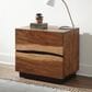 Hearth and Haven 2-Drawer Nightstand in Smokey Walnut and Coffee Bean, , large