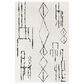 Surya Lavadora Bohemian 7"10" x 10" Black, Gray and Light Gray Area Rug, , large