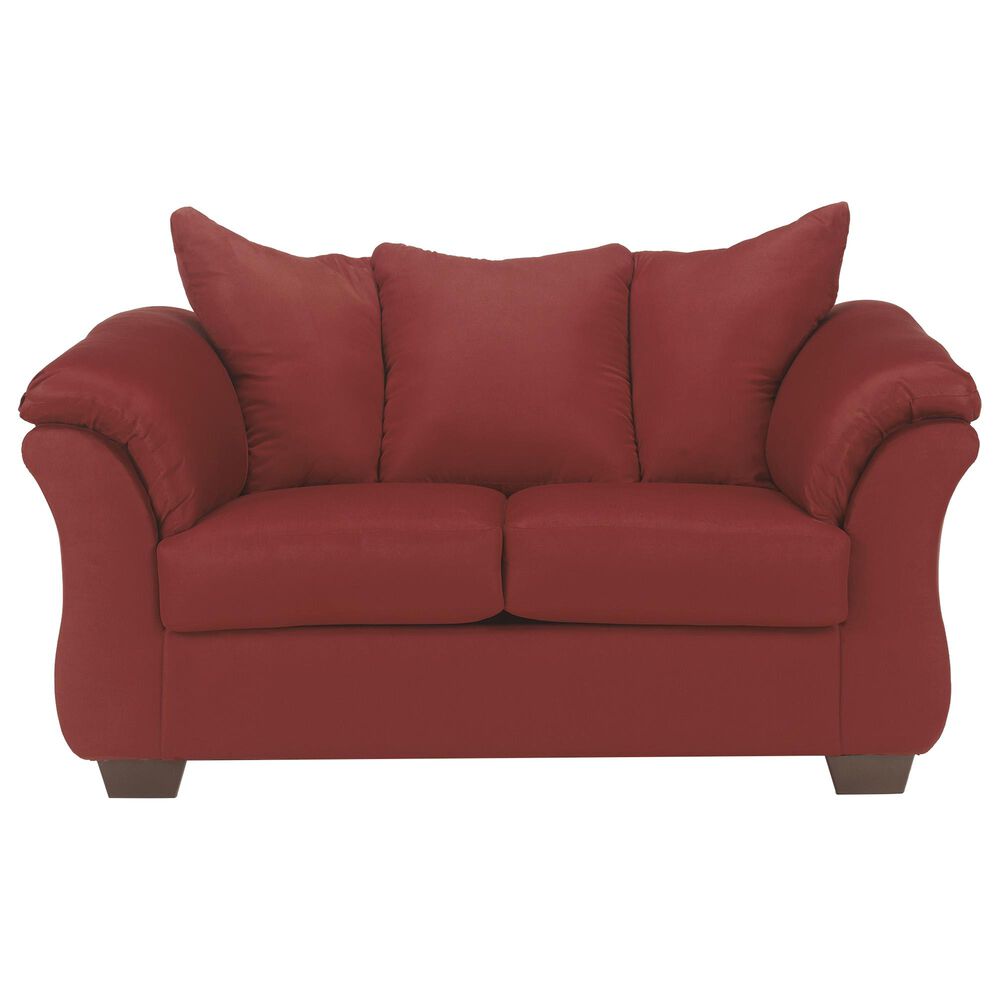 Signature Design by Ashley Darcy Stationary Loveseat in Salsa, , large