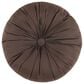J. Queen New York Maren 15" Round Throw Pillow in Chocolate, , large