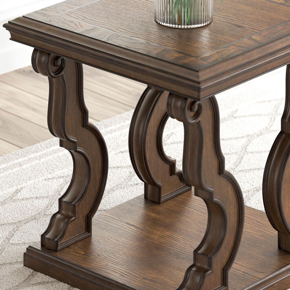 Ashley Maylee End Table in Dark Brown, , large
