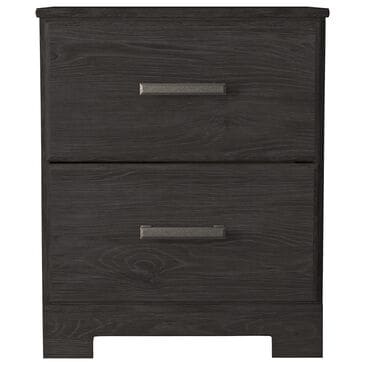 Ashley Belachime 2 Drawer Nightstand in Dark Charcoal, , large