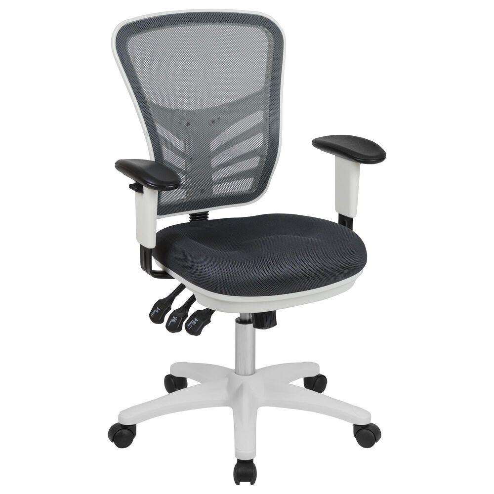 Flash Furniture 44.25&quot; Executive Swivel Chair in Gray, , large