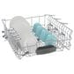 Bosch 100 Series 24" Built-In Recessed Handle Dishwasher with 8 Wash Cycles in Stainless Steel, , large