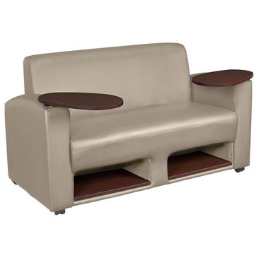 Regency Global Sourcing Supernova Tablet Storage Loveseat in Sand and Java, , large