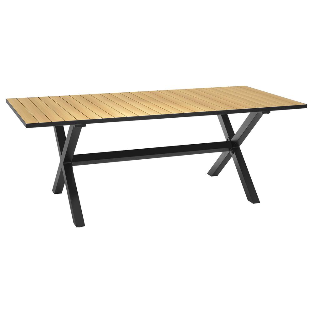 Blue River Paseo Patio Dining Table in Black, , large