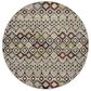 Safavieh Amsterdam AMS108G-5R 5"1" Round Light Grey/Multi Area Rug, , large