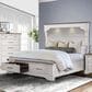 Sasha Lee King Storage Bed in Two Tone Hickory, , large