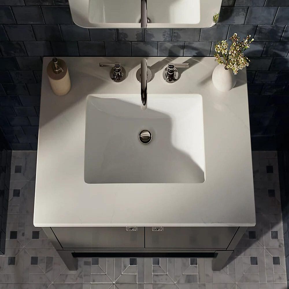 Kohler Castia Widespread Bathroom Sink Faucet in Vibrant Polished Nickel, , large
