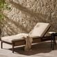 Four Hands Brio Outdoor Chaise Lounge in Ellor Beige and Stained Saddle Brown, , large