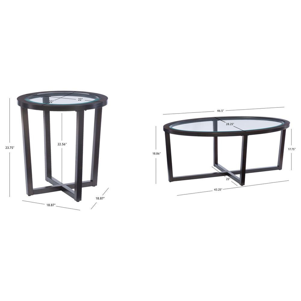 Linden Boulevard 3 Pack Tables in Brown Cherry, , large