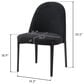 Morden Fort Boucle Side Chair in Black (Set of 4), , large