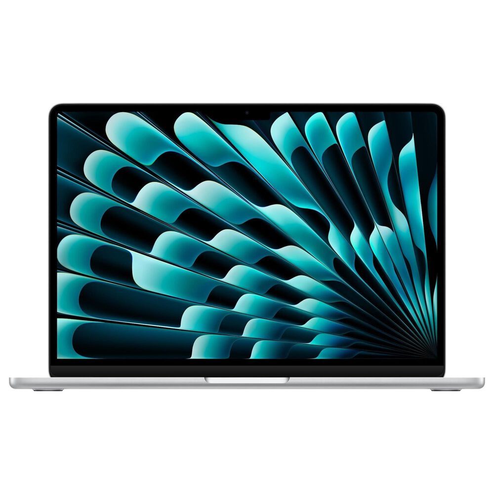 Apple MacBook Air 13.6&quot; Laptop - Apple M4 chip 10-core CPU - 24GB RAM - 10-core GPU - 512GB SSD in Silver with 3-Year AppleCare+, , large