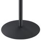 HOMLUX 17.5" End Table with Marble Textured Top in Black, , large