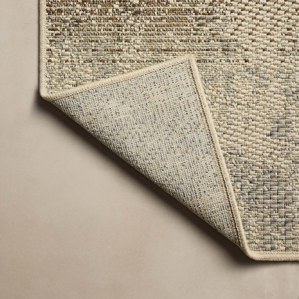 Loloi Saylor Smoke and Ivory 5' x 7'7" Indoor/Outdoor Area Rug, , large