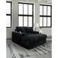 Ashley Midnight-Madness Oversized Chaise in Onyx, , large