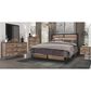 New Heritage Design Elk River 2-Drawer Nightstand in Rustic Brown, , large